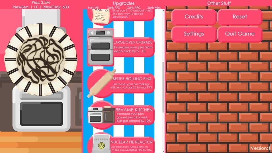 PieClicker screenshot