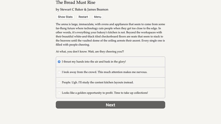 The Bread Must Rise screenshot
