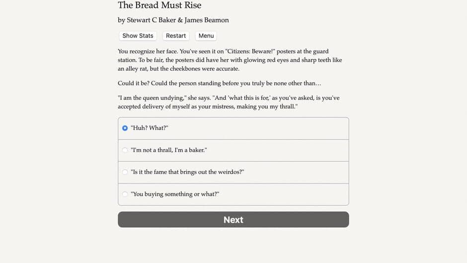 The Bread Must Rise screenshot