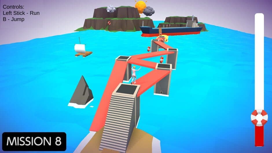 Waves Running Simulator screenshot