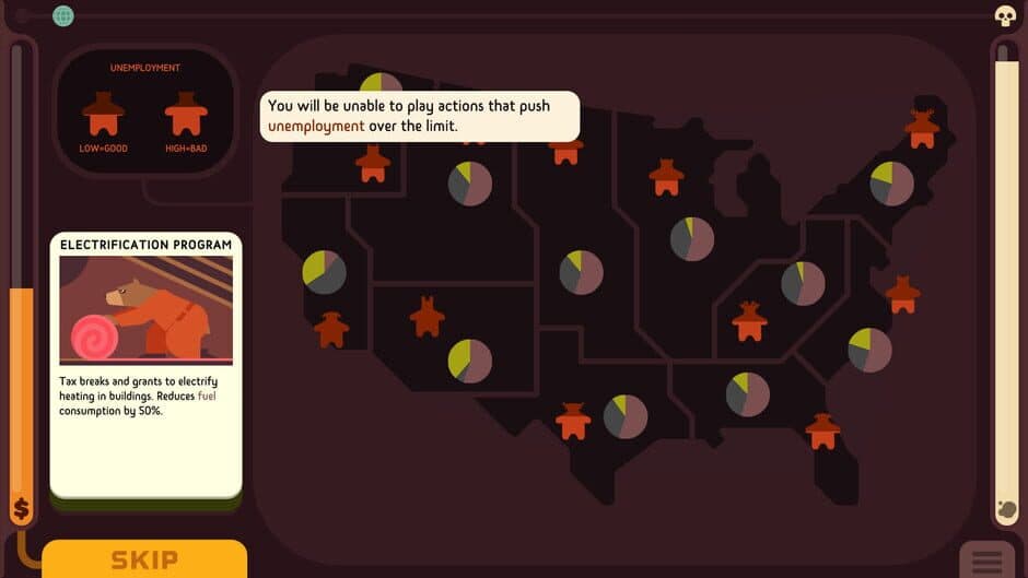 Green New Deal Simulator screenshot