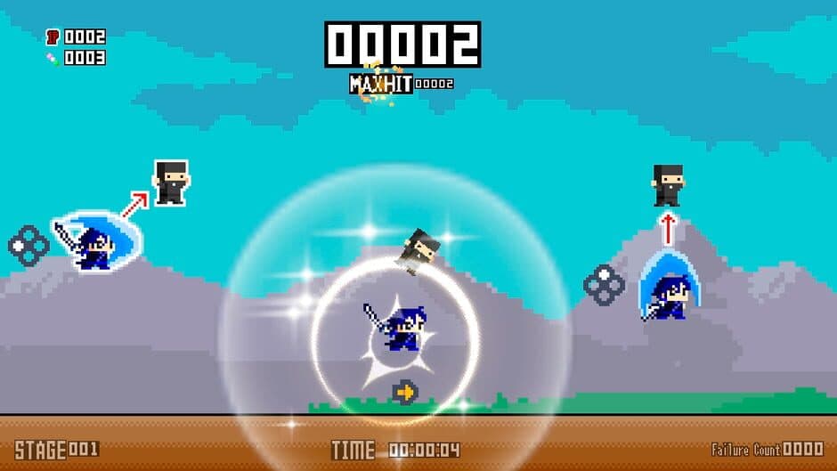 Pixel Game Maker Series: Ninja Otedama R screenshot