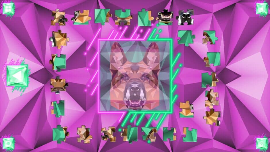 Poly Jigsaw: Dogs screenshot