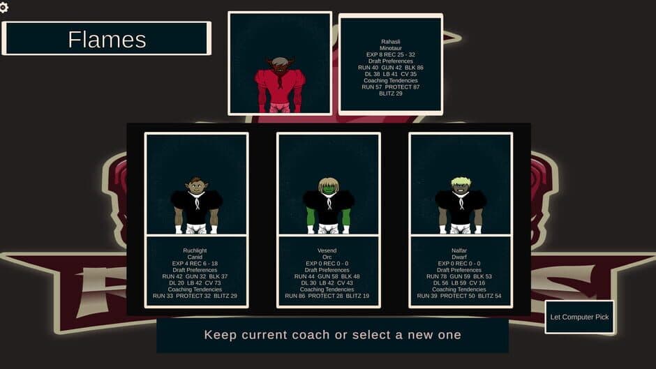 FFFL: Brutalball Manager screenshot