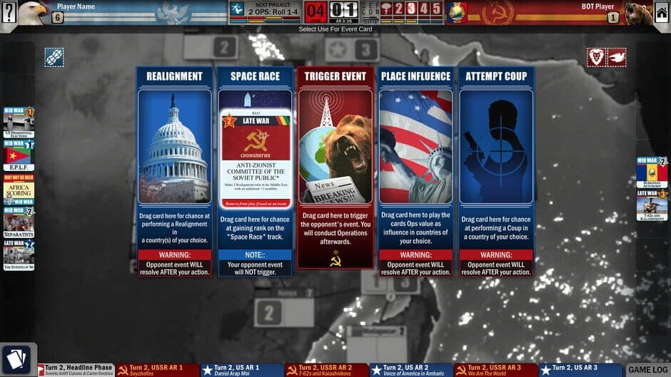 Twilight Struggle: Red Sea screenshot