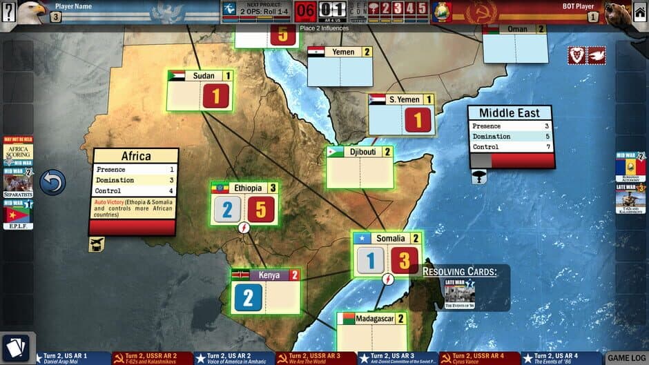 Twilight Struggle: Red Sea screenshot