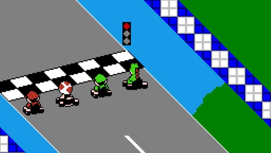 Super Mario Kart NES screenshot