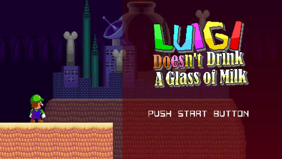 Luigi Doesn't Drink A Glass of Milk screenshot