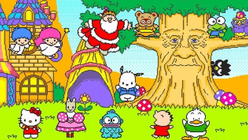 Ai to Yume no Kuni Sanrio Puroland Asobinagara Oboeyou! Hiragana Katakana screenshot