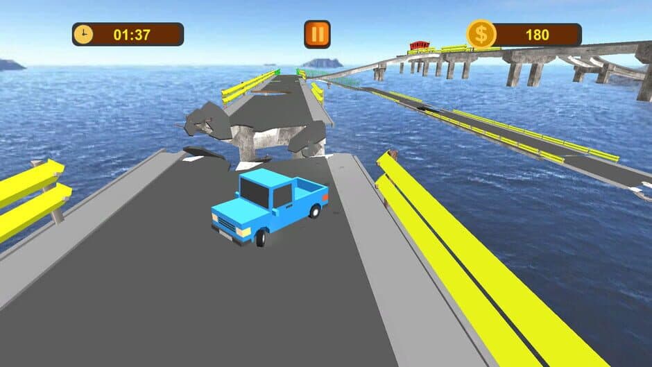 Crossing Damaged Bridge screenshot