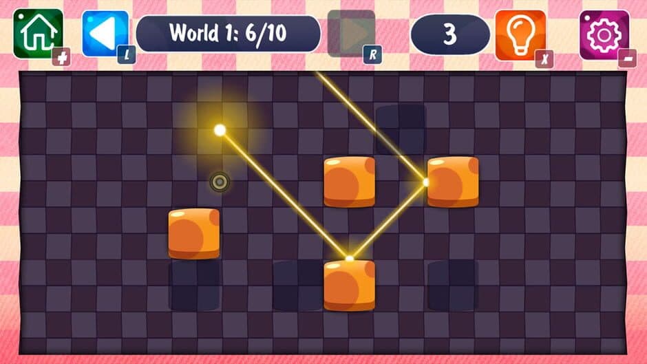Laser Brain Puzzle: Classic Logic Arcade screenshot