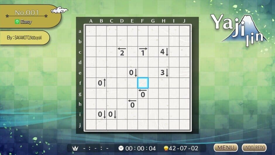 Puzzle by Nikoli W Yajilin screenshot