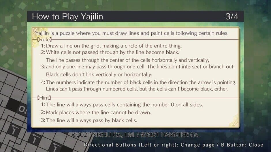 Puzzle by Nikoli W Yajilin screenshot