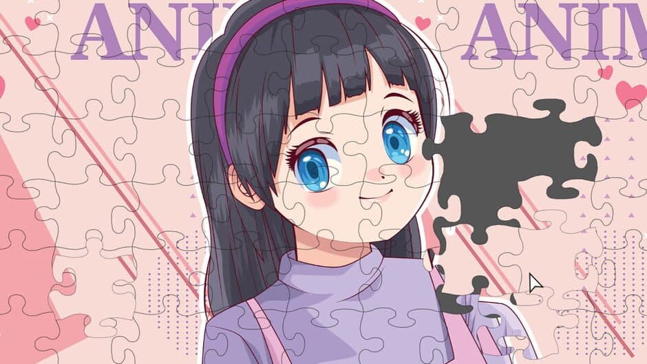 Anime Beauty Girl Puzzle: Love Game History Adventure screenshot