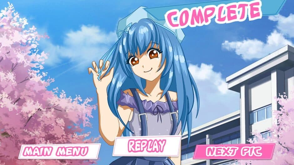 Anime Beauty Girl Puzzle: Love Game History Adventure screenshot