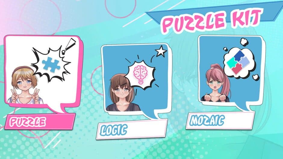 Anime Beauty Girl Puzzle: Love Game History Adventure screenshot