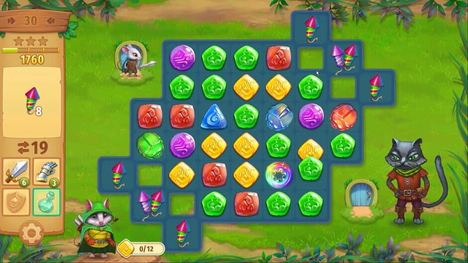 Strongblade: Match 3 Puzzle and Match-3 Adventure screenshot