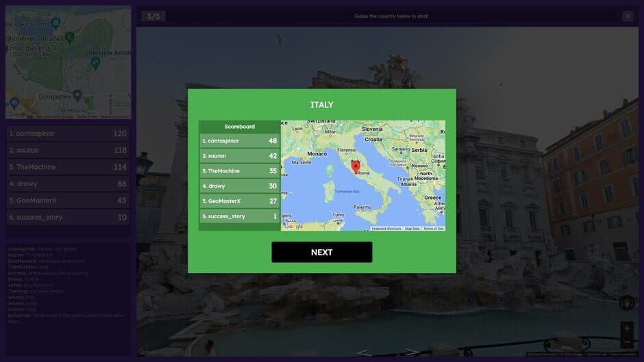 Panomap screenshot