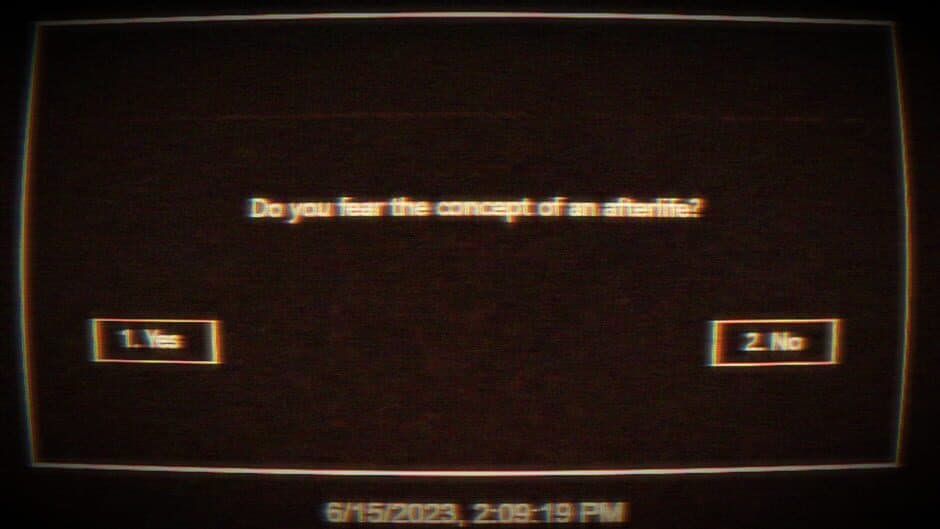 Fear Assessment screenshot