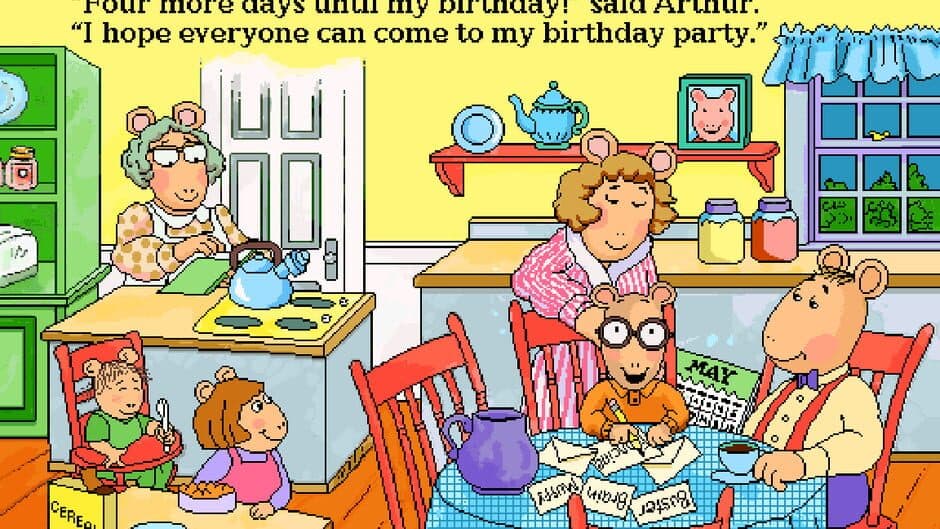Living Books: Arthur's Birthday screenshot