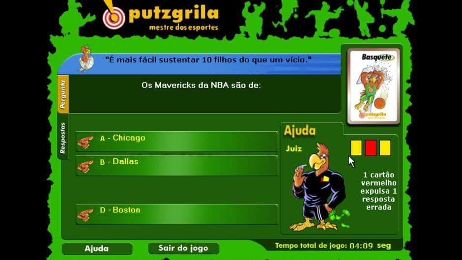 Putzgrila: Mestre dos Esportes screenshot