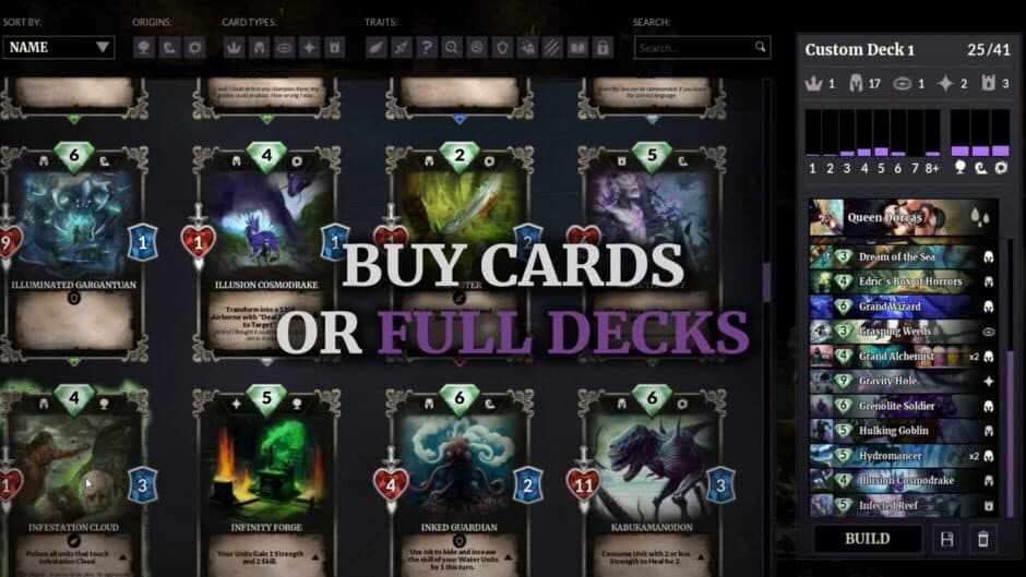 Dark Table CCG screenshot