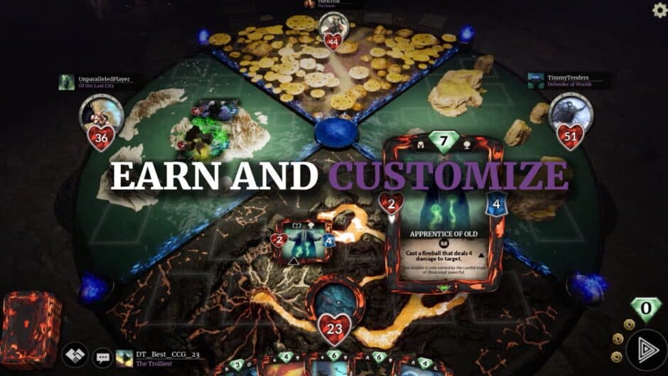 Dark Table CCG screenshot