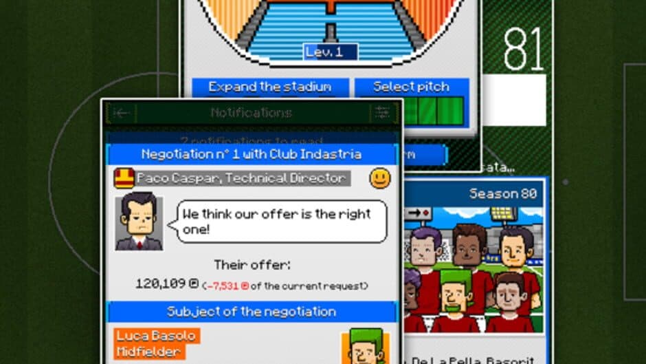 Pixel Manager: Football 2021 screenshot