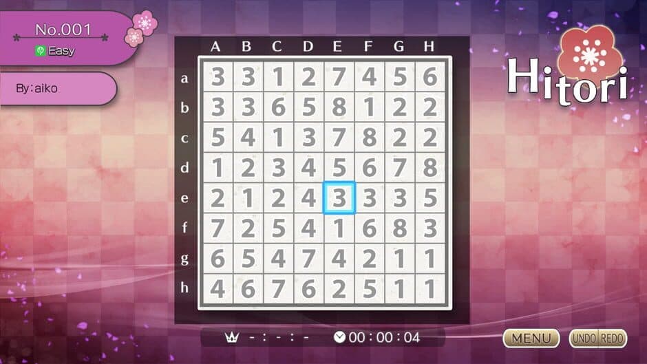 Puzzle by Nikoli S Hitori screenshot