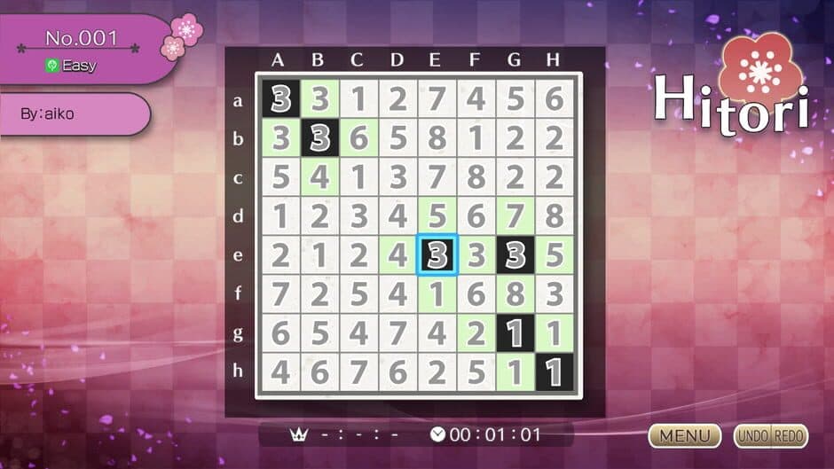 Puzzle by Nikoli S Hitori screenshot
