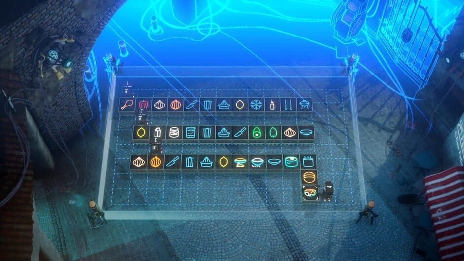 Neon Noodles: Cyberpunk Kitchen Automation screenshot