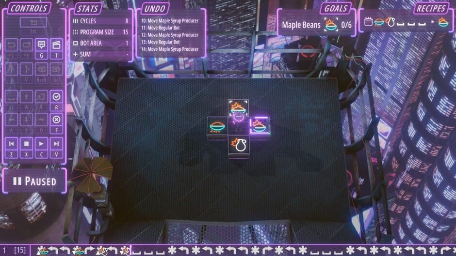 Neon Noodles: Cyberpunk Kitchen Automation screenshot