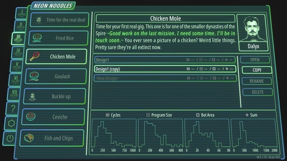 Neon Noodles: Cyberpunk Kitchen Automation screenshot