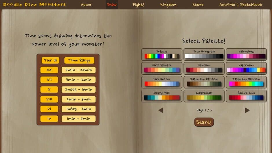 Doodle Dice Monsters screenshot