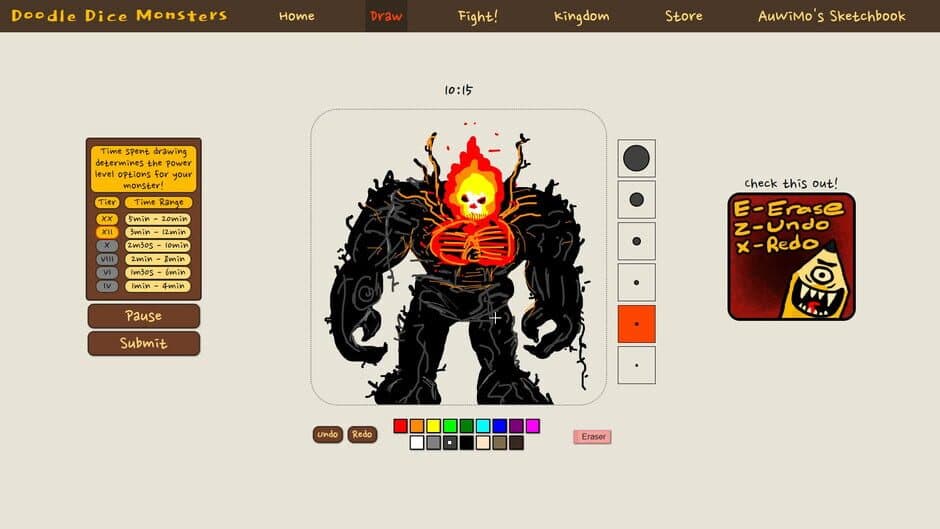 Doodle Dice Monsters screenshot