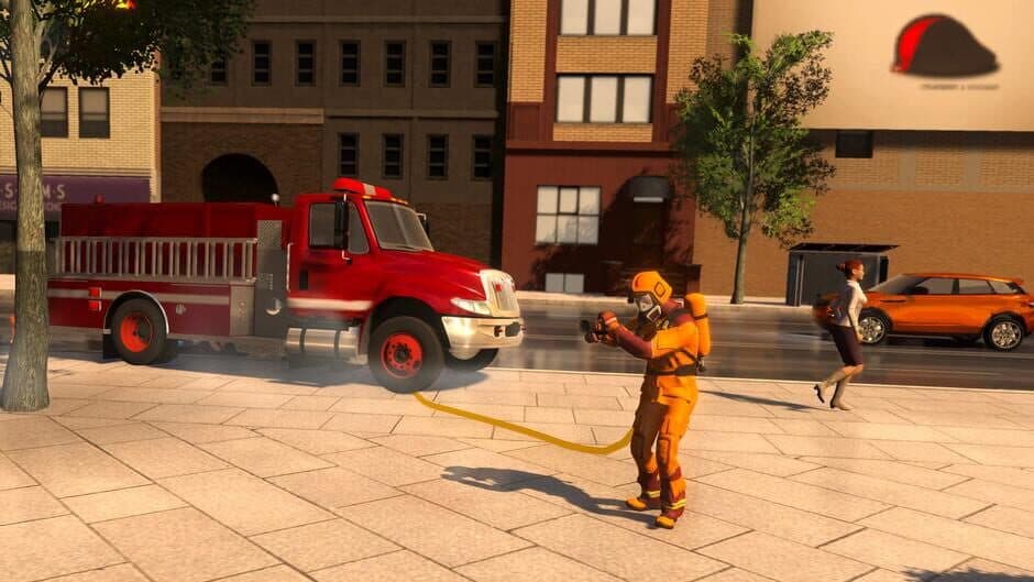 Firefighter Simulator 911: Car Fire Truck Driver screenshot