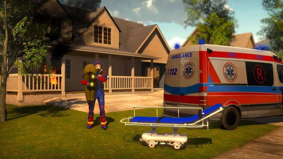 Firefighter Simulator 911: Car Fire Truck Driver screenshot