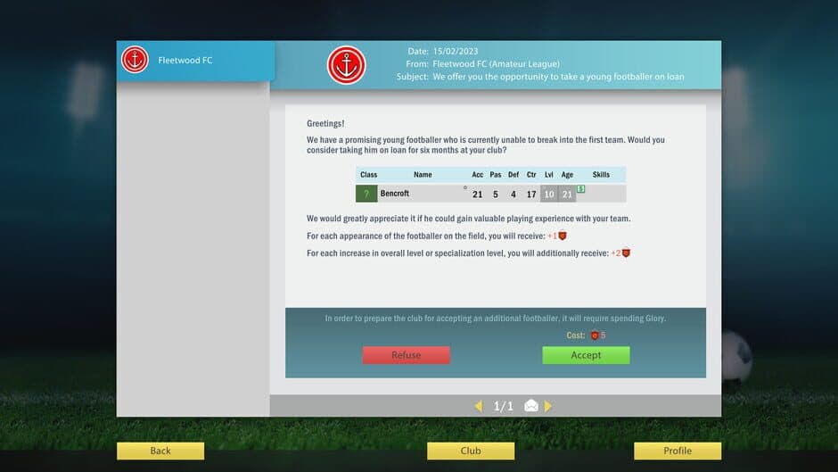 Football, Tactics & Glory 2 screenshot