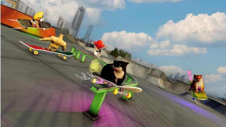 Skateboard Drifting Simulator with Maxwell Cat: The Game screenshot