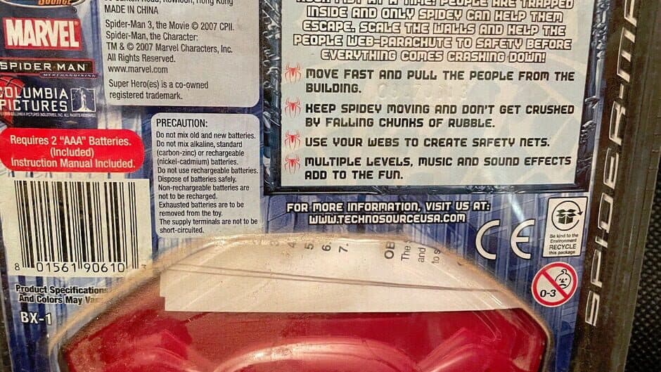 Spider-Man 3: Escape the Sandman screenshot