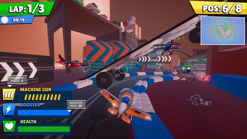 Airplane Race Simulator 2 Player Game screenshot