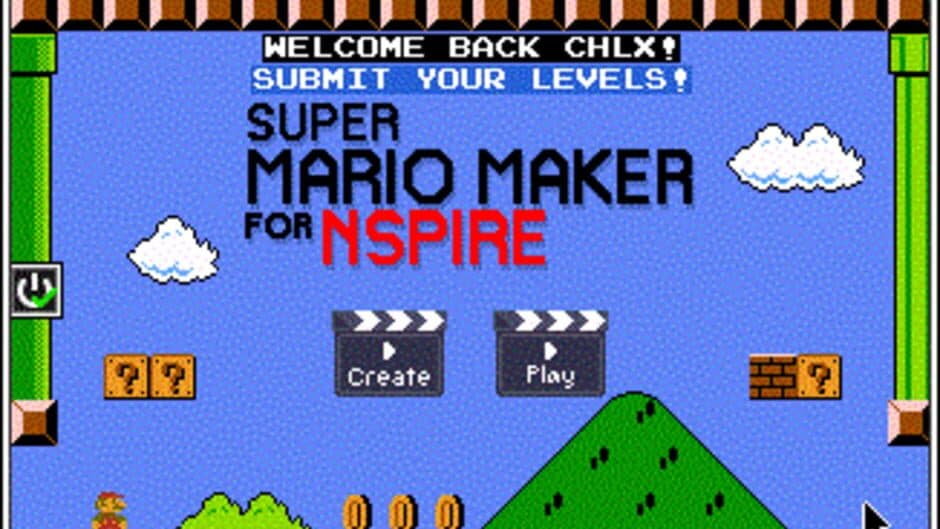 Super Mario Maker for Nspire screenshot
