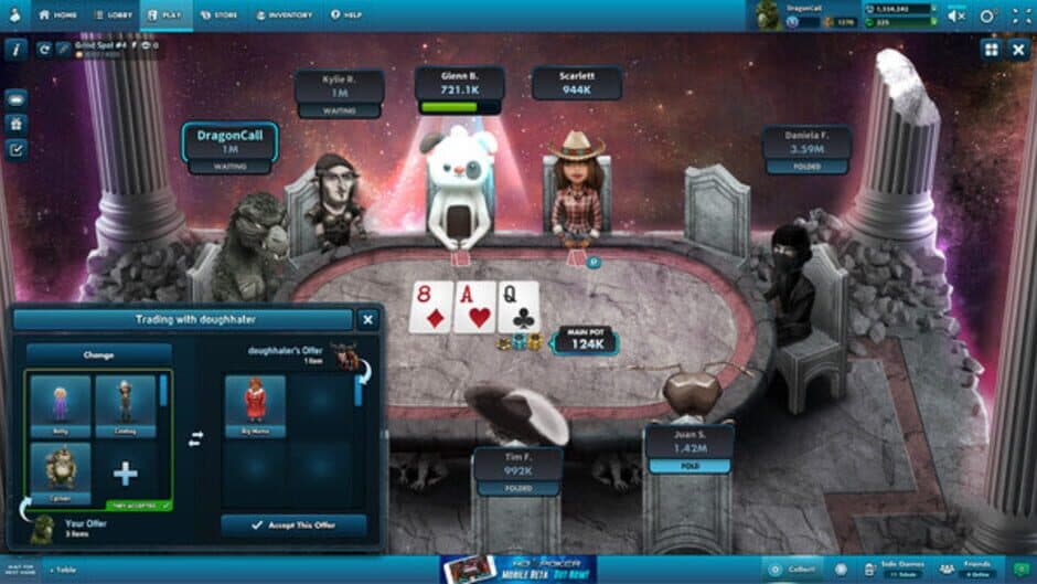 HD Poker screenshot
