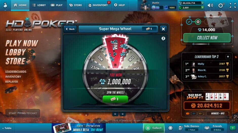 HD Poker screenshot
