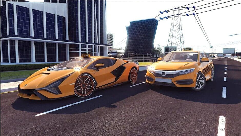 Taxi Simulator in City screenshot