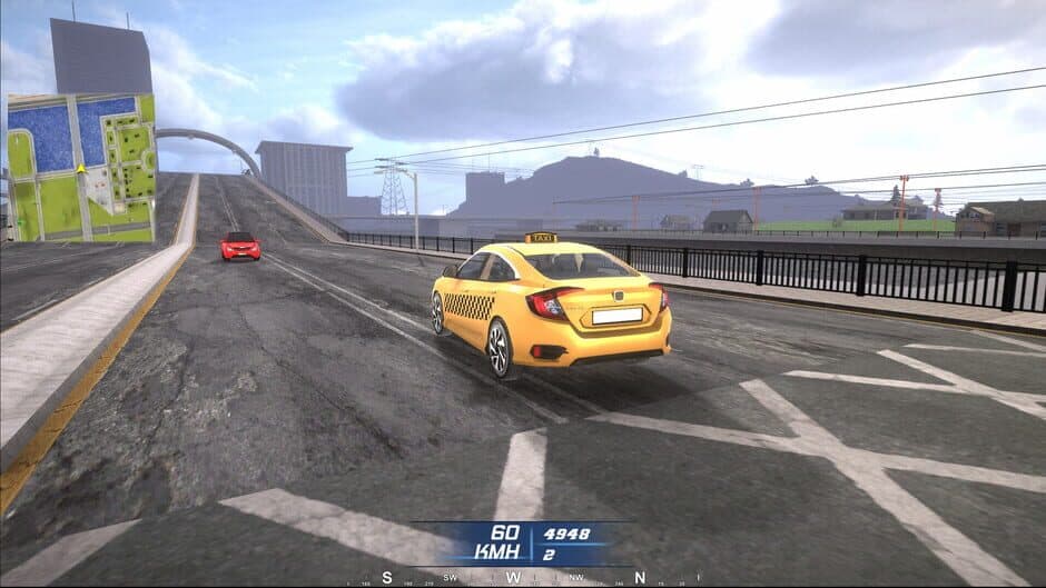Taxi Simulator in City screenshot