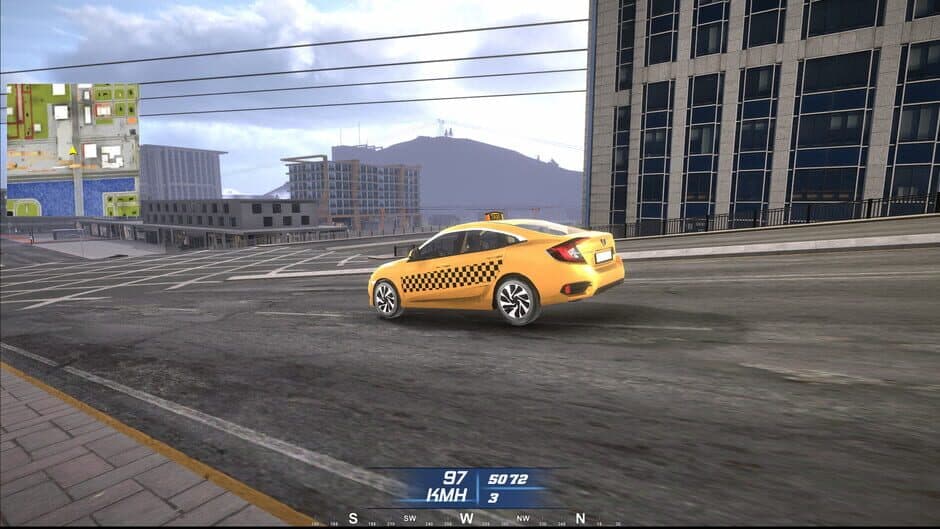 Taxi Simulator in City screenshot