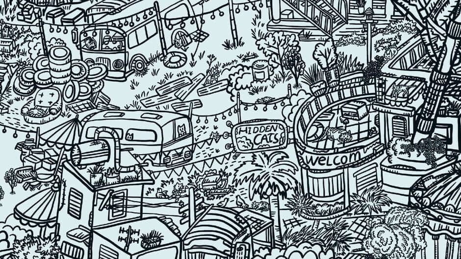 Hidden Cats In Amusement Park screenshot