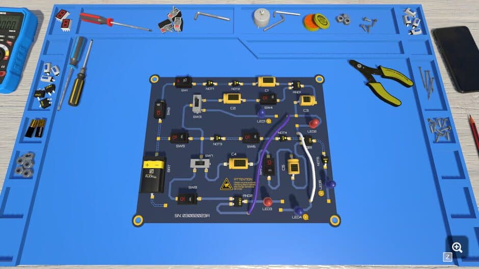 Electronics Puzzle Lab screenshot