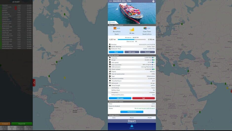 Shipping Manager screenshot